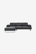 Hanah Home - Hjørnesofa Mustang Left - Grå - Sofaer - - Homeroom
