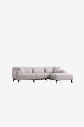 Hanah Home - Hjørnesofa Jaguar - Hvid - Sofaer - - Homeroom
