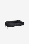 Hanah Home - 3-sæders sovesofa Athena - Sort - Sovesofaer - - Homeroom