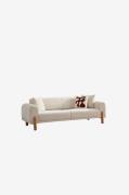 Hanah Home - 3-sæders sovesofa Lyke - Hvid - 3-pers. sofaer - - Homero...