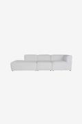 Hanah Home - Sofa med 3 sæder Dubai - Hvid - 3-pers. sofaer - - Homero...