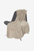 Skinnwille - Plaid Stripy - Beige - Tæpper & plaider - - Homeroom