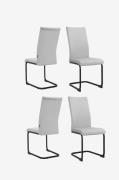 Loft24 - Spisebordsstol 2Pk Sia - Grå - Stole - - Homeroom