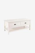 Loft24 - Sofabord med 2 skuffer Harry - Hvid - Sofaborde - - Homeroom