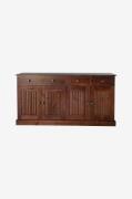 Loft24 - Skænk 4 døre 2 skuffer Mille - Brun - Skænke & sideboards - -...