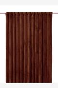 Svanefors - Gardin Estelle 2P - Brun - Gardinfag med rynkebånd - - Hom...