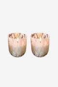 Zelected by Houze - 2-p Duftlys Baby Oyster hvid - Transparent - Duftl...
