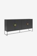 Loft24 - Skænk med 4 døre Asia - Grå - Skænke & sideboards - - Homeroo...