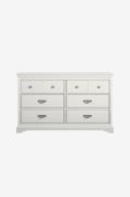 Dorel Home - Kommode med seks skuffer Bristol - Hvid - Kommoder - - Ho...
