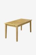 Loft24 - Spisebord Dakota 160x80 med tillægsplade - Brun - Spiseborde ...