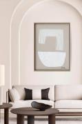 Zelected by Houze - Indrammet canva Boho Mania - Beige - Julepynt - - ...