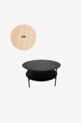 Håum - Coffee Table Ø80 Cm Brooklyn - Natur - Sofaborde - - Homeroom
