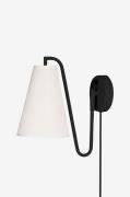 Globen Lighting - Væglampe Lou Bouclé - Hvid - Væglamper - - Homeroom