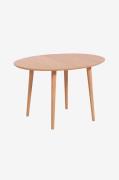 Kave Home - Spisebord Oqui, 90x120-200 cm - Flerfarvet - Spiseborde - ...