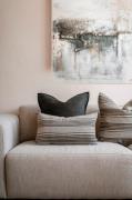 Zelected by Houze - Indrammet lærred Venezia Fog - Beige - Billeder - ...