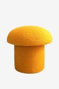 Hanah Home - Puf Mushroom - Gul - Fodskamler & puffer - - Homeroom