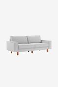 Hanah Home - Sofa med 3 sæder Sparrow - Grå - 3-pers. sofaer - - Homer...