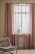 &Home - Gardinlængde med multibånd Mila 2-pak - Rosa - Gardinfag med r...