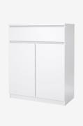 Tvilum - Naia Skænk 2 døre + 1 skuffe - Pakke - Hvid - Skænke & sidebo...