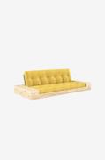 Karup - Base Sovesofa m. 2 sidebokse Tre-personers - Gul - Sovesofaer ...