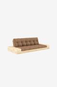 Karup - Base Sovesofa m. 2 sidebokse Tre-personers - Brun - Sovesofaer...