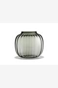Holmegaard - Vase Oval Primula, H17,5 - Grå - Urtepotteskjulere & vase...