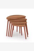 Hanah Home - Indskudsbord (4 stk.) Nora - Brun - Småborde - - Homeroom