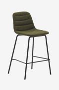 Kave Home - Barstol - zunilda 2-pak - Grøn - Barstole & -taburetter - ...