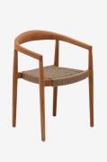 Kave Home - Udendørs stol - ydalia - Brun - Havestole - - Homeroom
