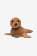Spring Copenhagen - Trædekoration Mini Seal 9 cm - Natur - Pynteting -...