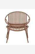 WOOOD - Bruce Lounge Chair + Hocker - Rosa - Havelænestole - - Homeroo...