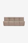 vtwonen - Cluster 3-personers sofa - Beige - 3-pers. sofaer - - Homero...
