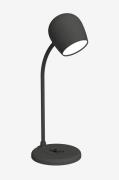 Kreafunk - LED-lampe/højttaler/Qi Ellie - Sort - Bordlamper - - Homero...