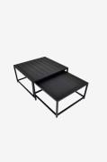 Fritab - Batchbord Easy 60 x 60 x 31 cm, 70 x 70 x 36 cm - Sort - Sofa...