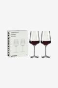 Ritzenhoff - Rødvinsglas Sonnenschliff 2-pak - Transparent - Vinglas -...