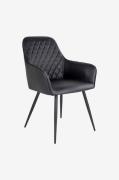 House Nordic - Spisebordsstol Harbo, 2-pak - Sort - Stole - - Homeroom