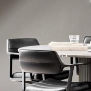 Vipp 452 Swivel+ Chair - Gliders - Læder - Black - Black