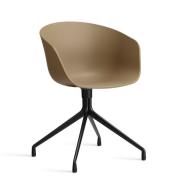 HAY About A Chair - AAC 20 - Sort Drejestel - Clay