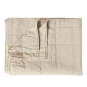 Ib Laursen Klassisk Quilt plaid - natur - 180x130