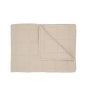 Ib Laursen Klassisk Quilt plaid - hør - 180x130