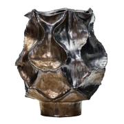 House Doctor Wave vase - 34x30 - antik metallisk