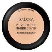 IsaDora Velvet Touch Sheer Cover Compact Powder 42 Warm Vanilla 1