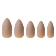 Invogue Taupe Nude Oval Nails 24 pcs