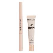 Makeup Revolution Lip Shape Lift Kit Rose Pink 3 pcs