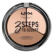 NYX Professional Makeup 3 Steps To Sculpt Fair 5g