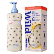 Wild Body Wash Bee Case Honey Almond 300ml