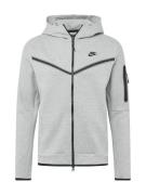 Nike Sportswear Sweatjakke  grå / sort