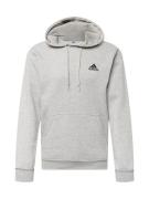 ADIDAS SPORTSWEAR Sportsweatshirt 'Essentials Fleece'  grå / sort