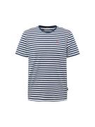 BLEND Bluser & t-shirts 'Dinton'  blå / rustrød / hvid