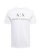 ARMANI EXCHANGE Bluser & t-shirts '8NZTCJ'  sort / hvid